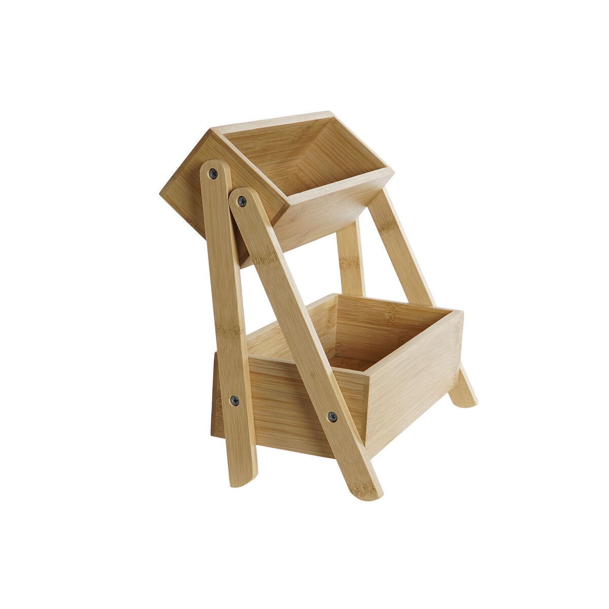 Hyllor DKD Home Decor Trä Bambu 27 x 12 x 25 cm - 2