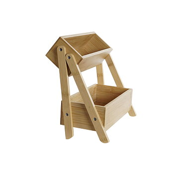 Hyllor DKD Home Decor Trä Bambu 27 x 12 x 25 cm