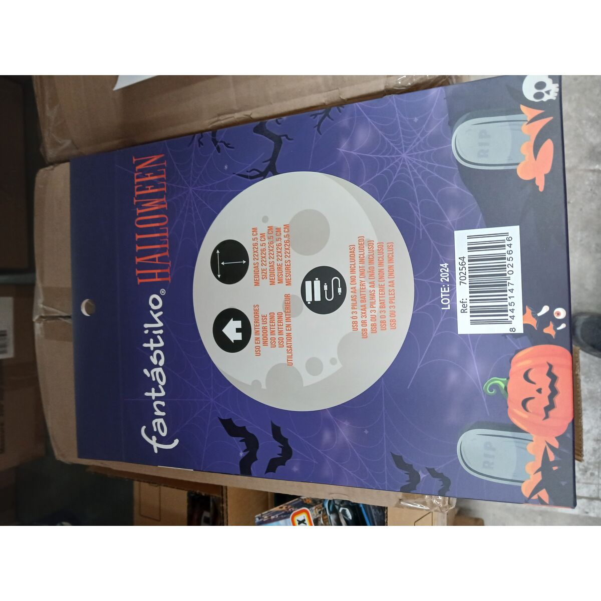 Halloweendekorationer Juinsa 26,5 x 22,8 cm Pumpa - 3