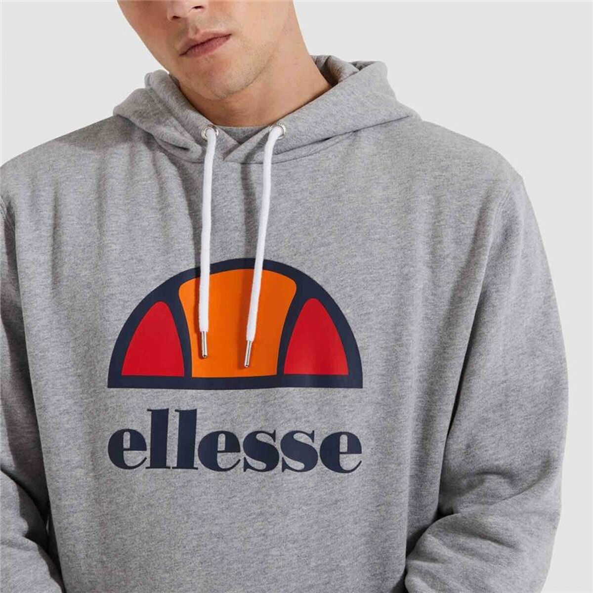 Tröja med huva Herr Ellesse Dahryl OH Ljusgrå - 5