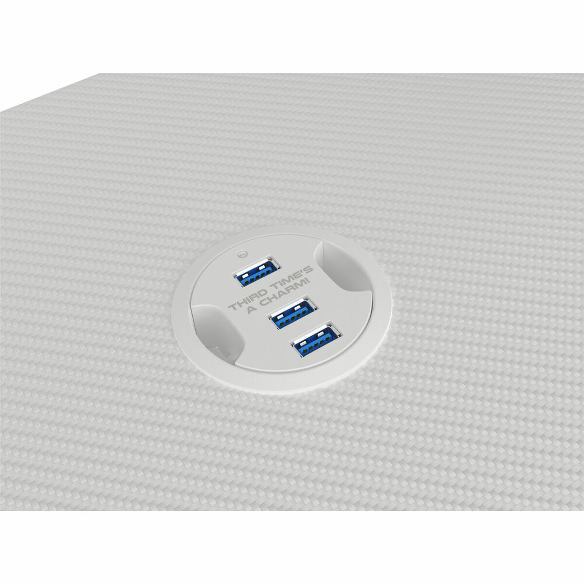 Skrivbord Gaming Gaming Genesis NDS-1802 Vit - 3