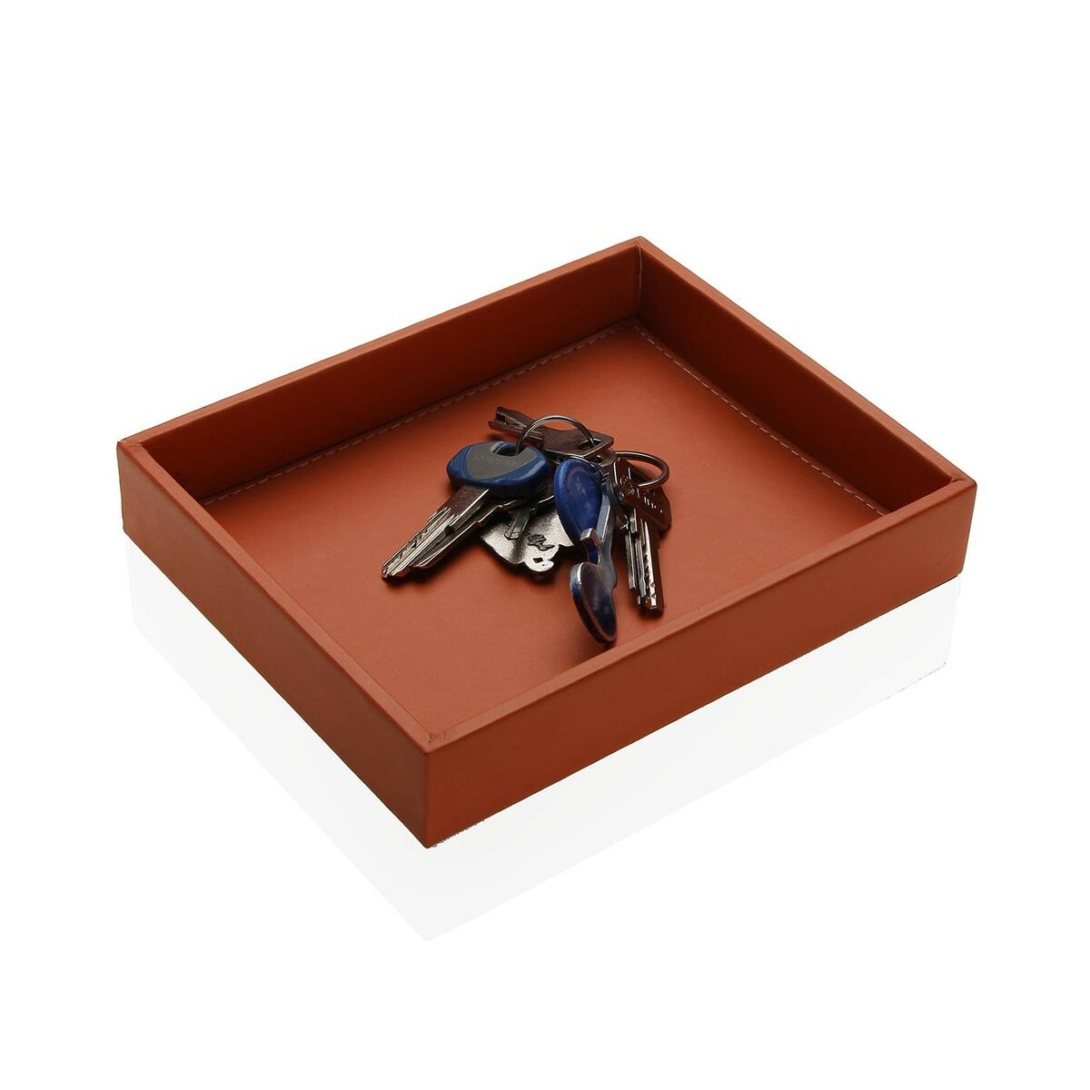 Betjäningsbricka Versa Terrakota n 17 x 3,7 x 21 cm - 2