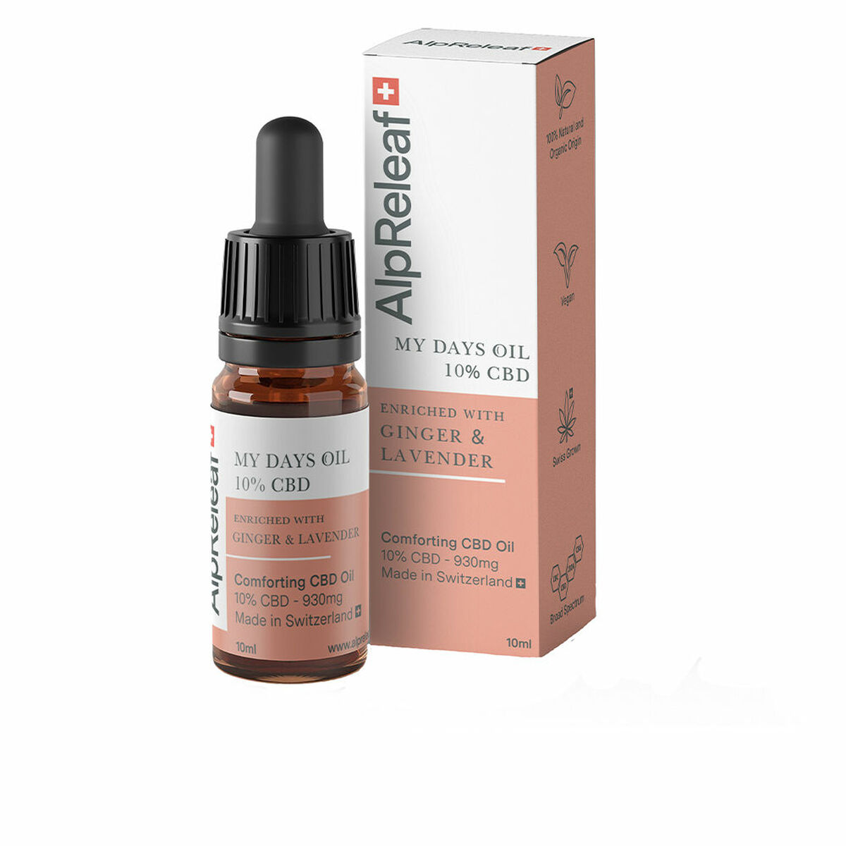 Olja AlpReleaf My Days 10% CBD (10 ml) - 2