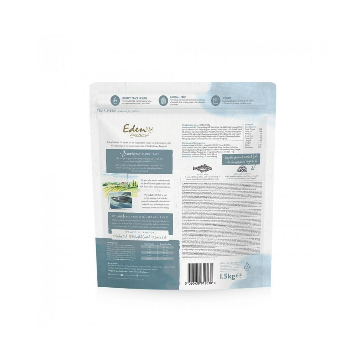 Foder EDEN Fisk 1,5 Kg - 2