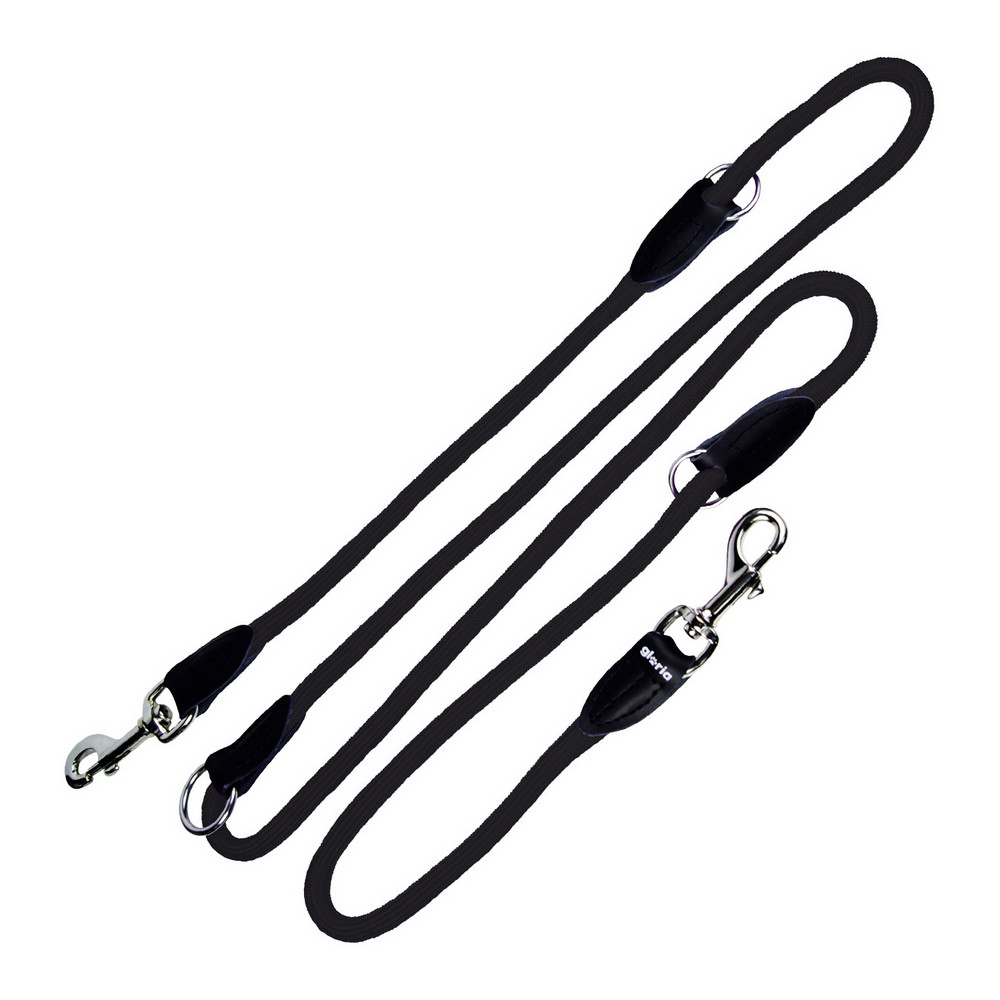 DoHundkoppel Gloria Multipla positioner Svart (1.2 x 200 cm)