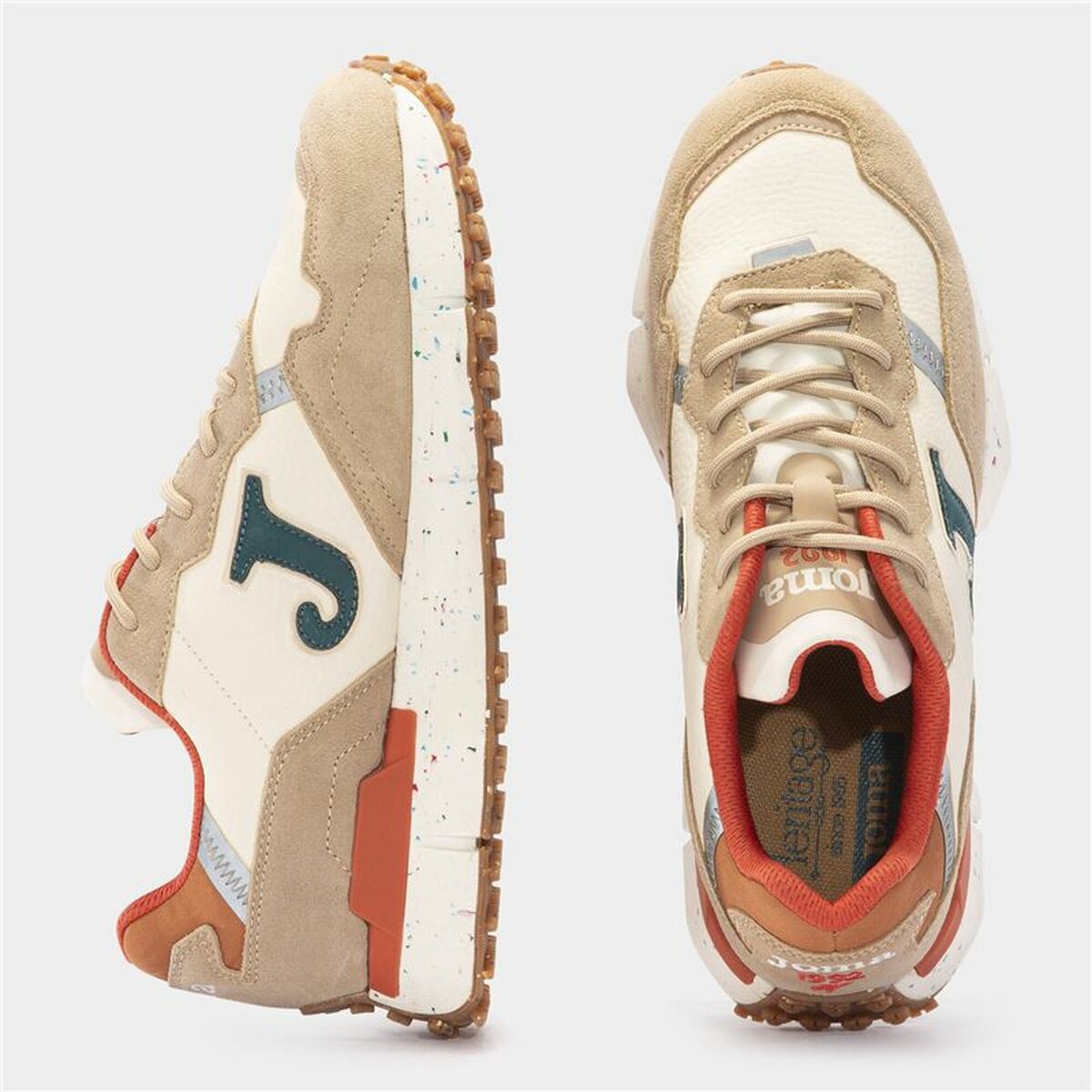 Sportskor Casual Joma Sport C.1992 2425 Vit Beige Ljusbrun - 4