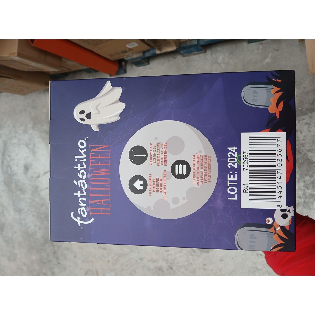 Halloweendekorationer Juinsa 18 x 25 cm Skalle - 3