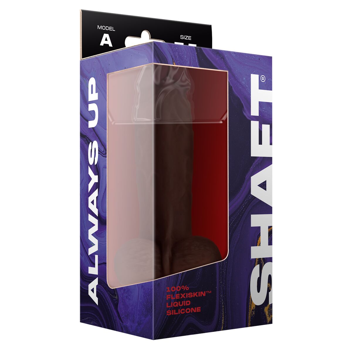 Realistisk dildo Shaft Silikon Ø 4,2 cm (13,2 cm) - 3