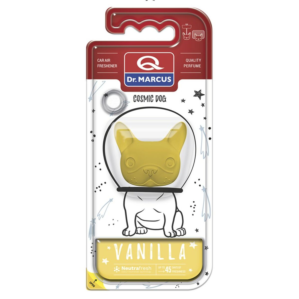 Billuftfreser Dr Marcus Cosmic Dog Vanilj Plast Doft Hängen - 3