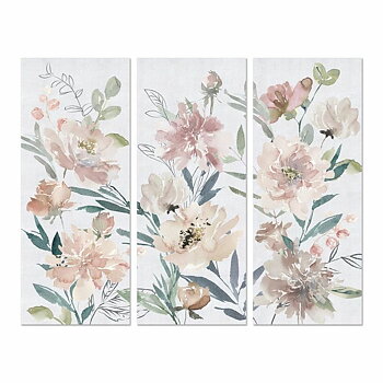 Kanvas DKD Home Decor Kanvas Trä MDF 55 x 3 x 135 cm