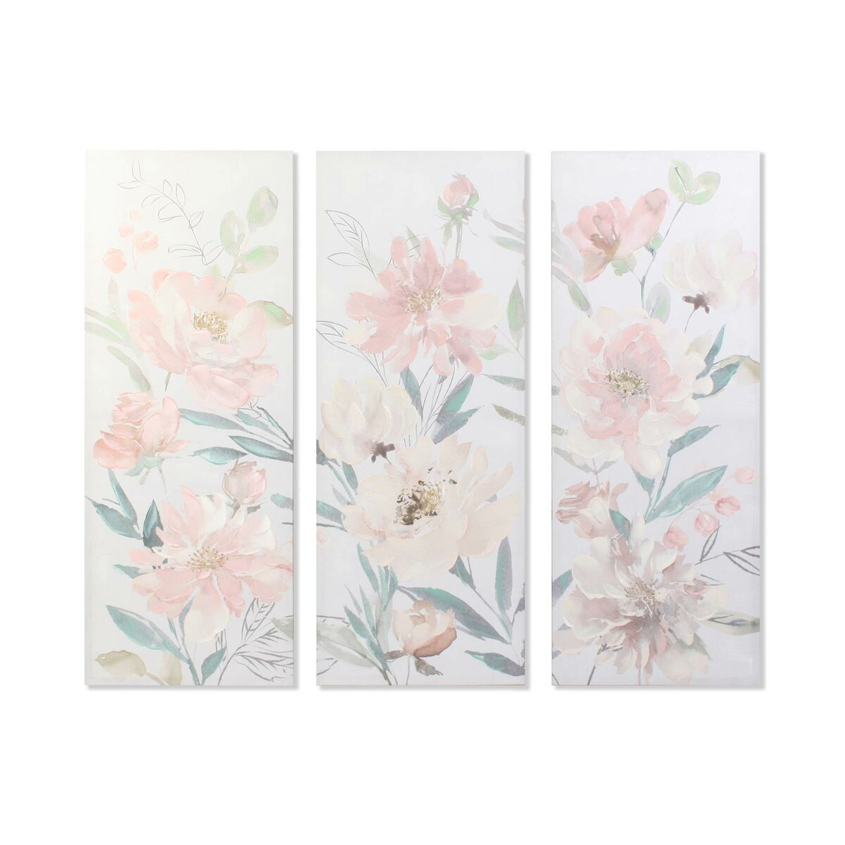 Kanvas DKD Home Decor Kanvas Trä MDF 55 x 3 x 135 cm - 6