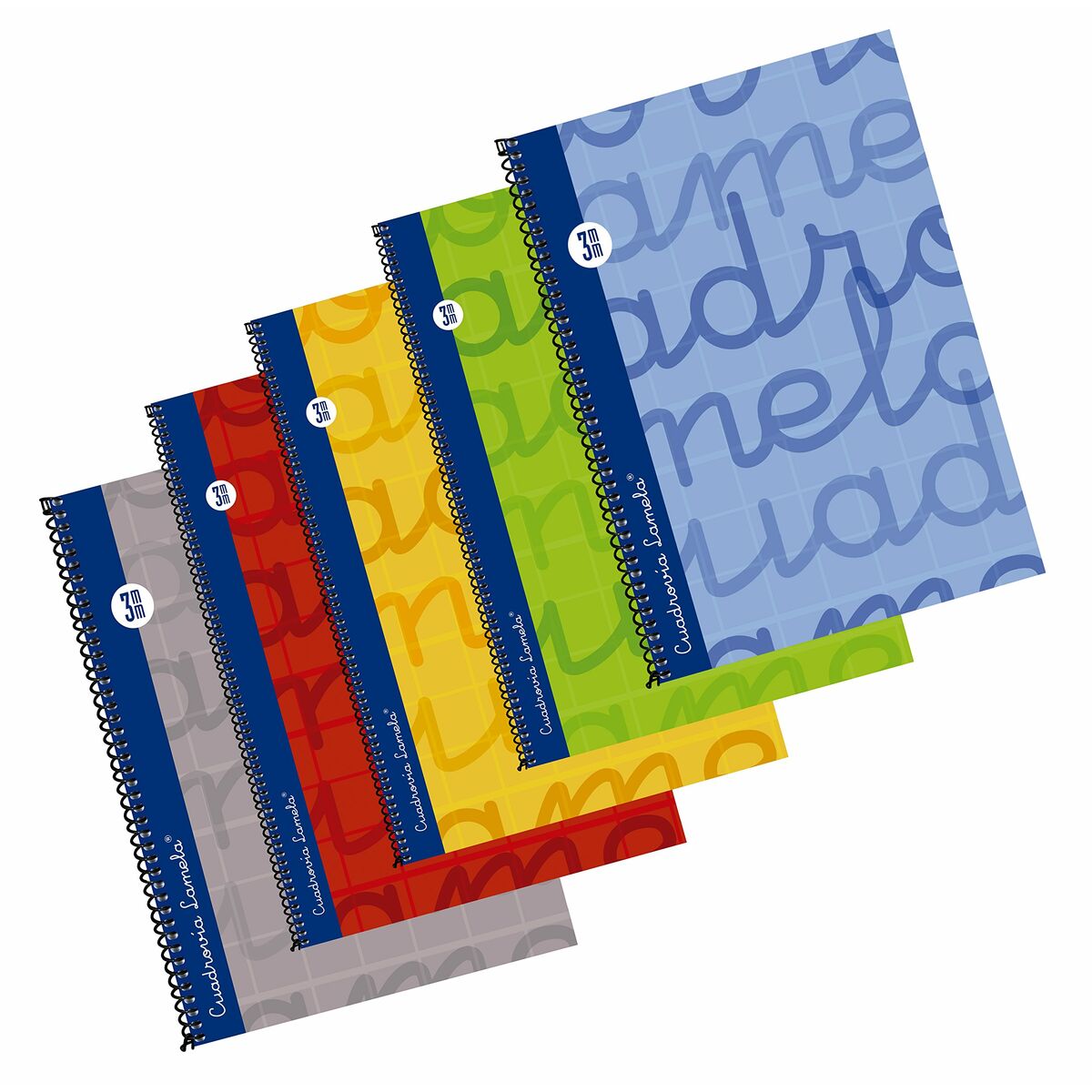 Anteckningsbok Lamela Multicolour Din A4 5 Delar 80 Blad - 2