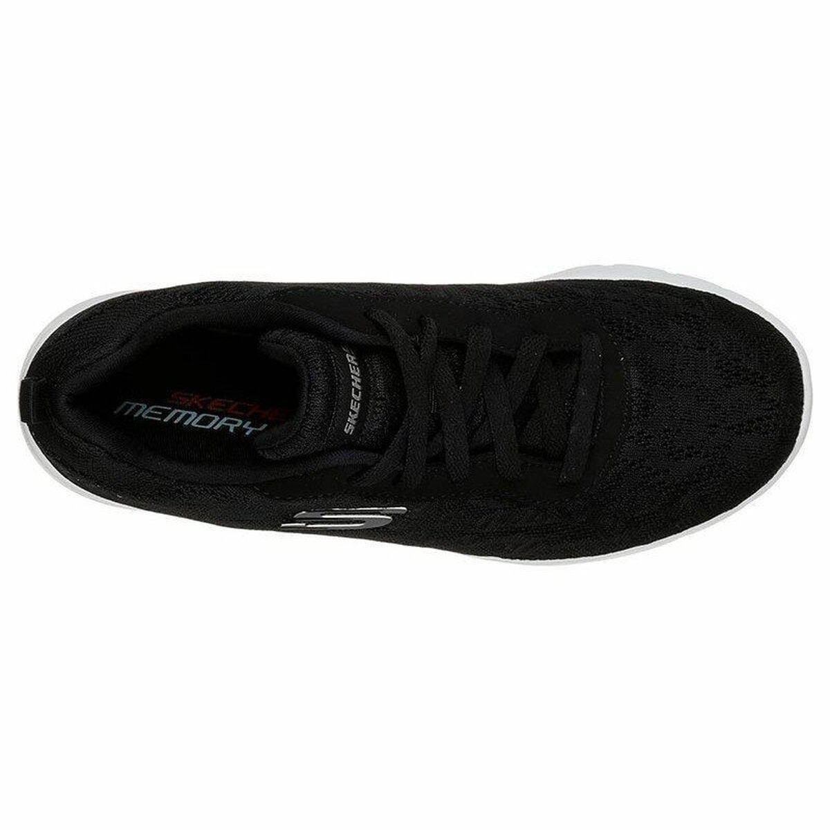 Gymnastiksko, Dam Skechers Floral Mesh Lace Up Svart - 3