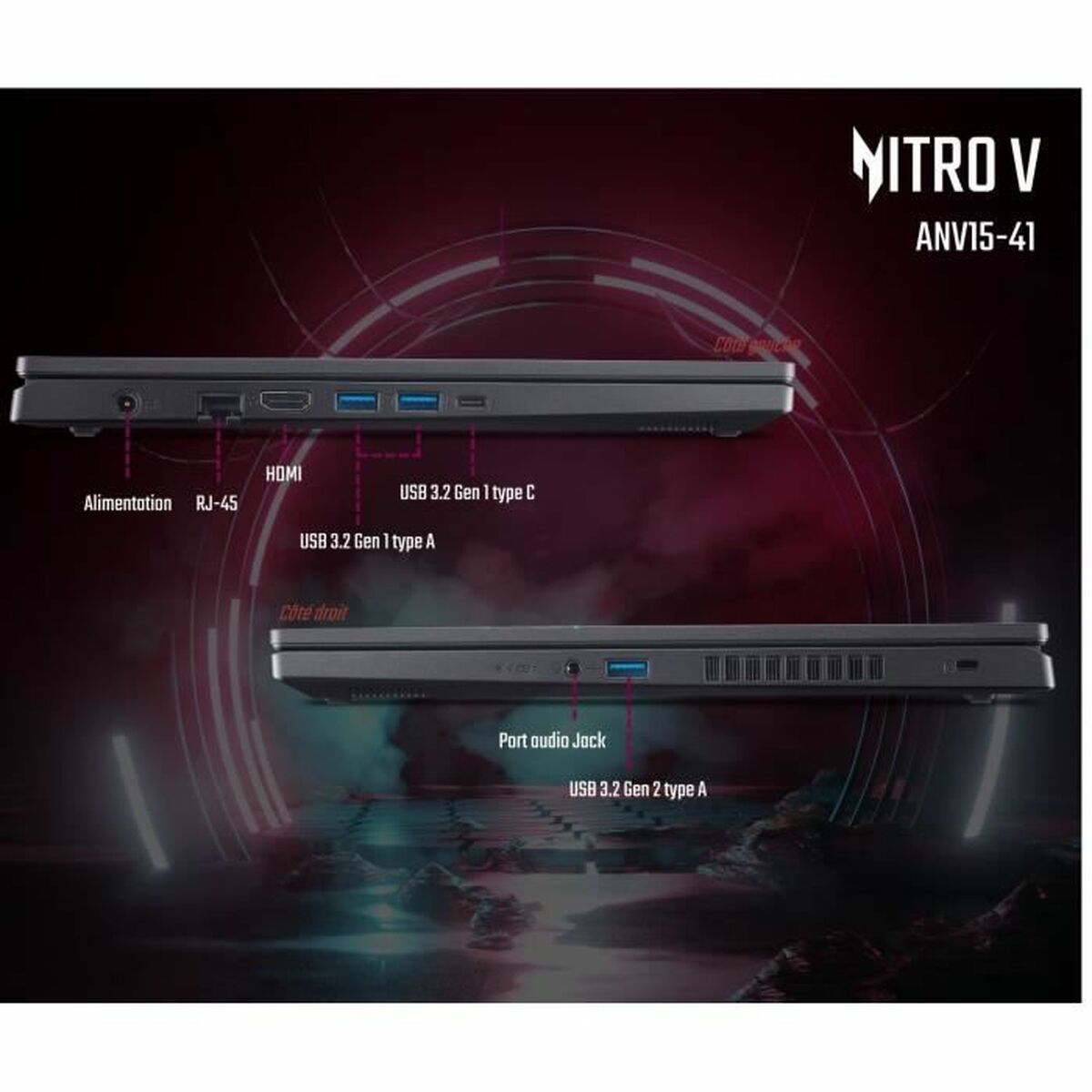 Bärbar dator Acer Nitro V 15 ANV15-41-R85W - 5