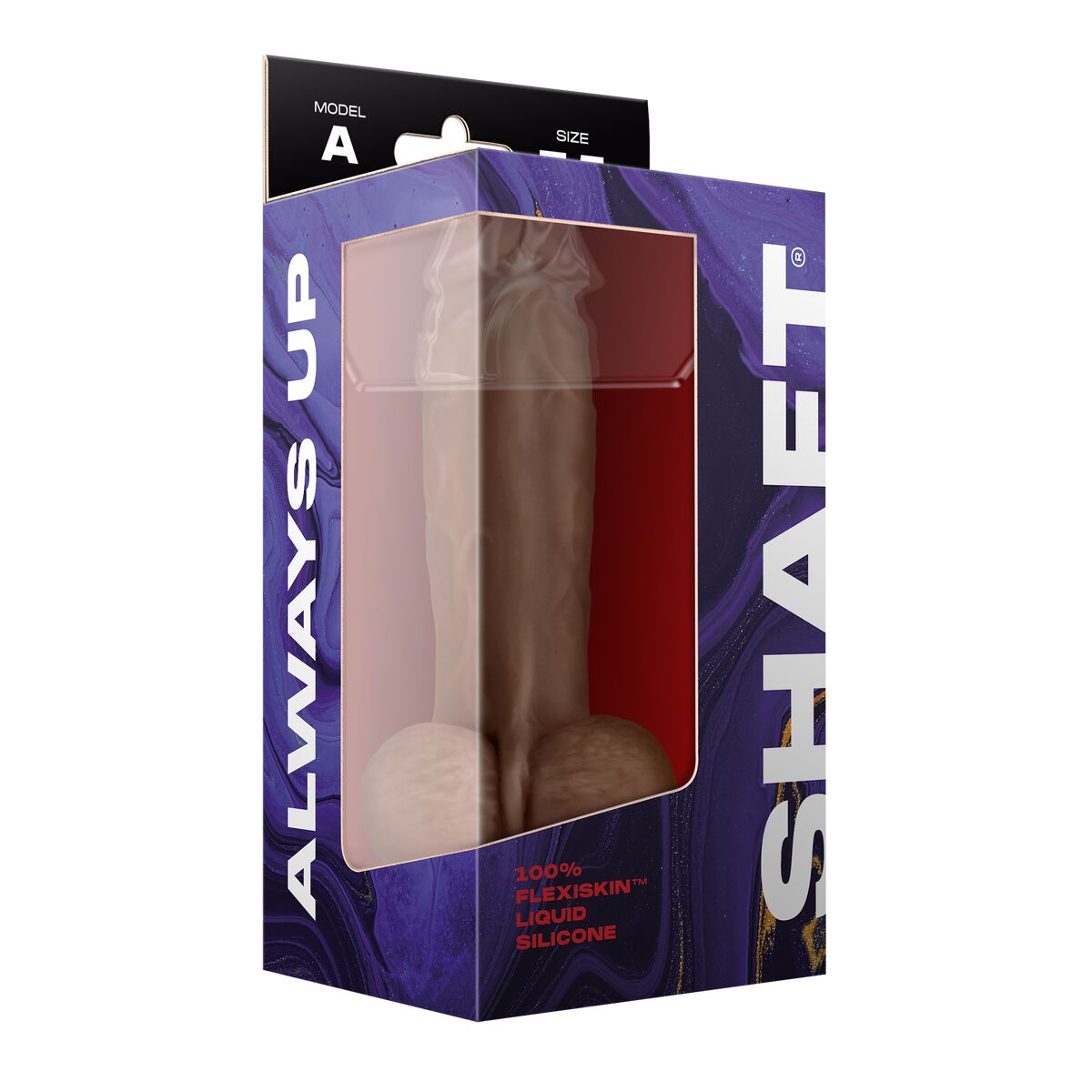 Realistisk dildo Shaft Silikon Ø 4,2 cm (13,2 cm) - 3