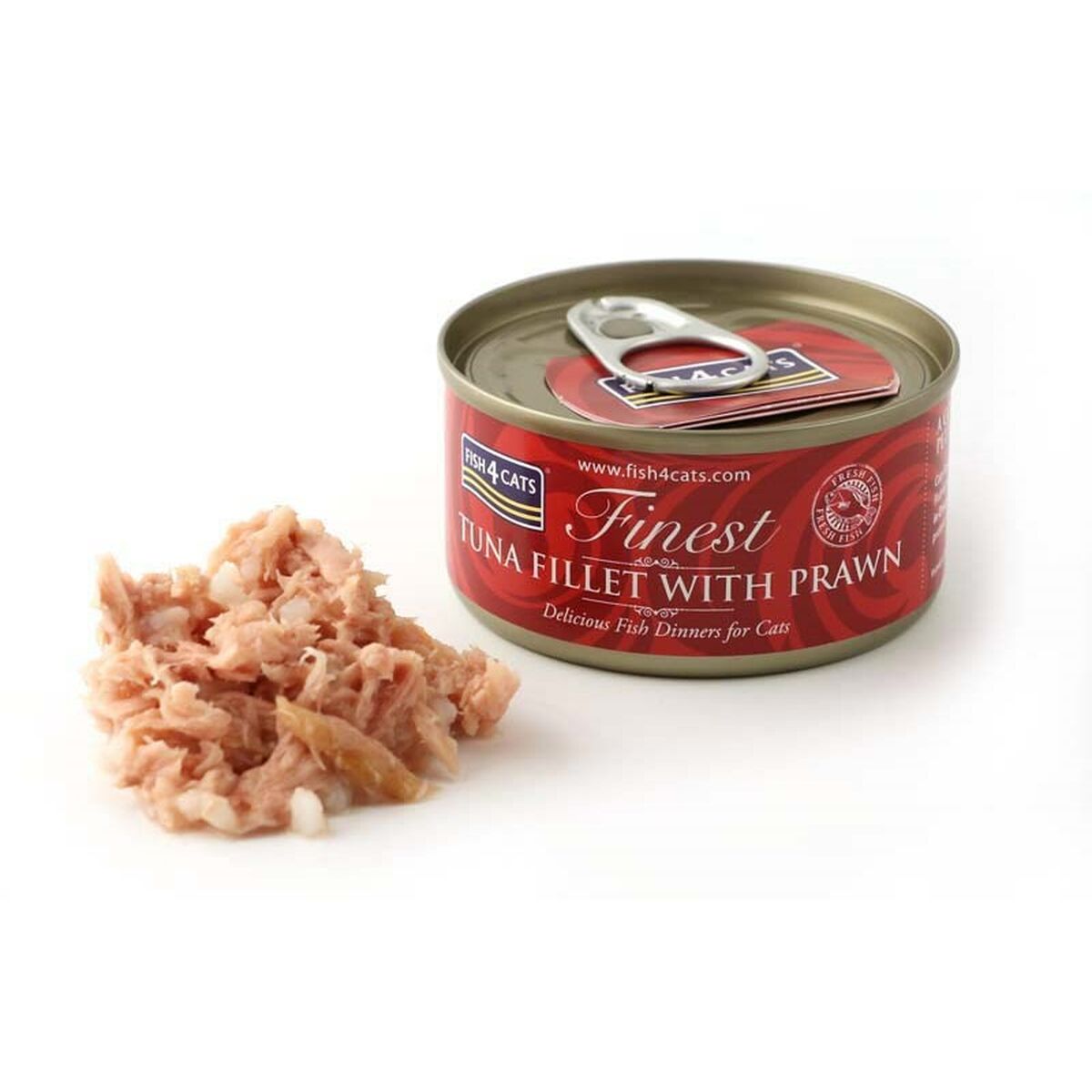 Kattmat FISH4DOGS FISH4CATS Tuna fillet with prawn Fisk 70 g - 2