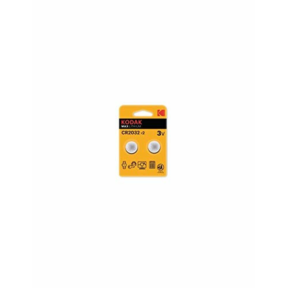 Knappcellsbatteri litium Kodak CR2032 3 V (2 uds)