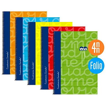 Anteckningsbok Lamela Multicolour Din A4 5 Delar 80 Blad