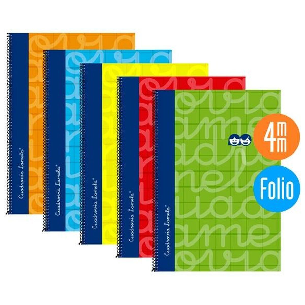 Anteckningsbok Lamela Multicolour Din A4 5 Delar 80 Blad - 5