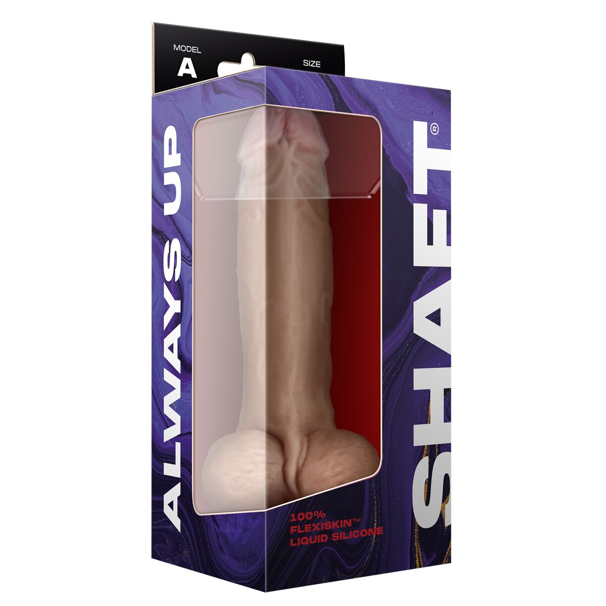Realistisk dildo Shaft Silikon Ø 5 cm (17,2 cm) - 3