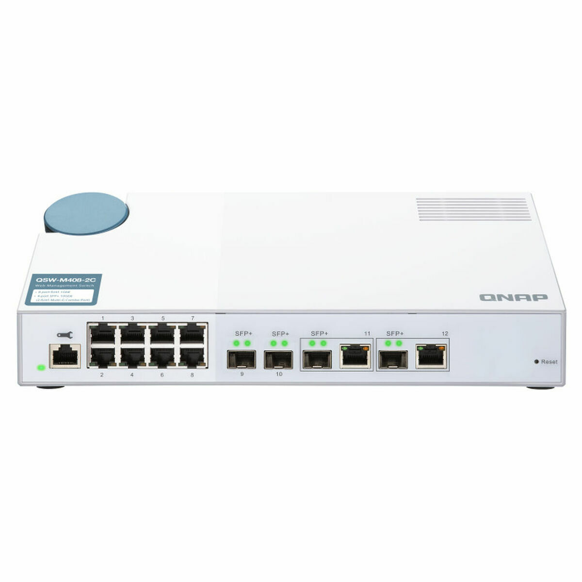 Switch Qnap QSW-M408-2C 1 Gbps RJ-45 SFP+ - 2