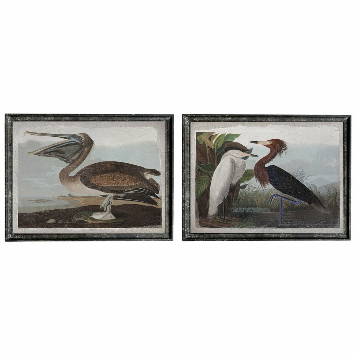Kanvas DKD Home Decor Trä Kanvas 90 x 2 x 68 cm - 4