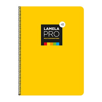 Anteckningsbok Lamela Gul Din A4 5 Delar 100 Blad