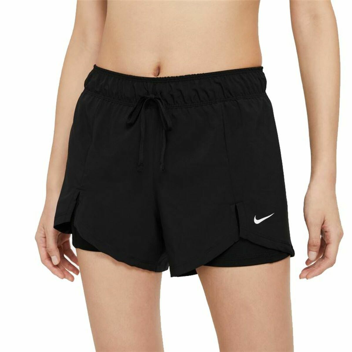 Sportshorts för kvinnor DF FLX ESS 2-IN-1 Nike Svart - 3