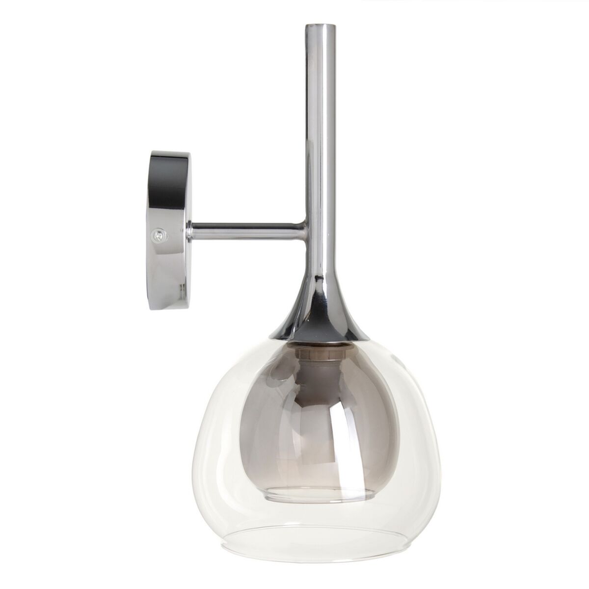 Vägglampa Glas Grå Metall 19 x 19 x 30 cm - 4