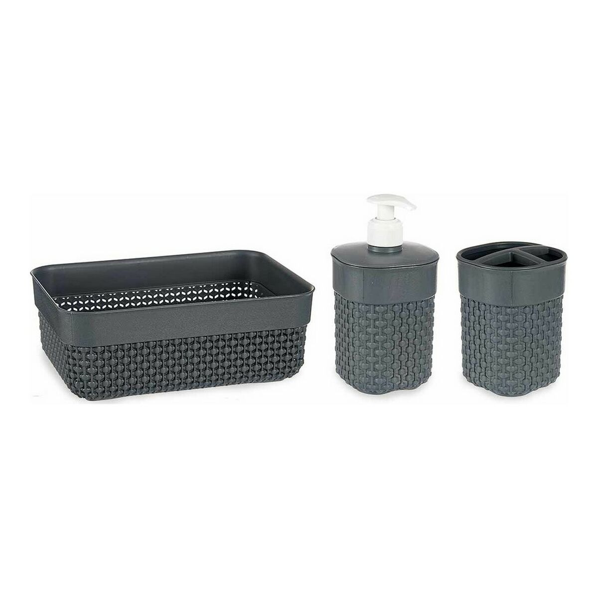 Badkit Berilo Antracitgrå Plast - 4