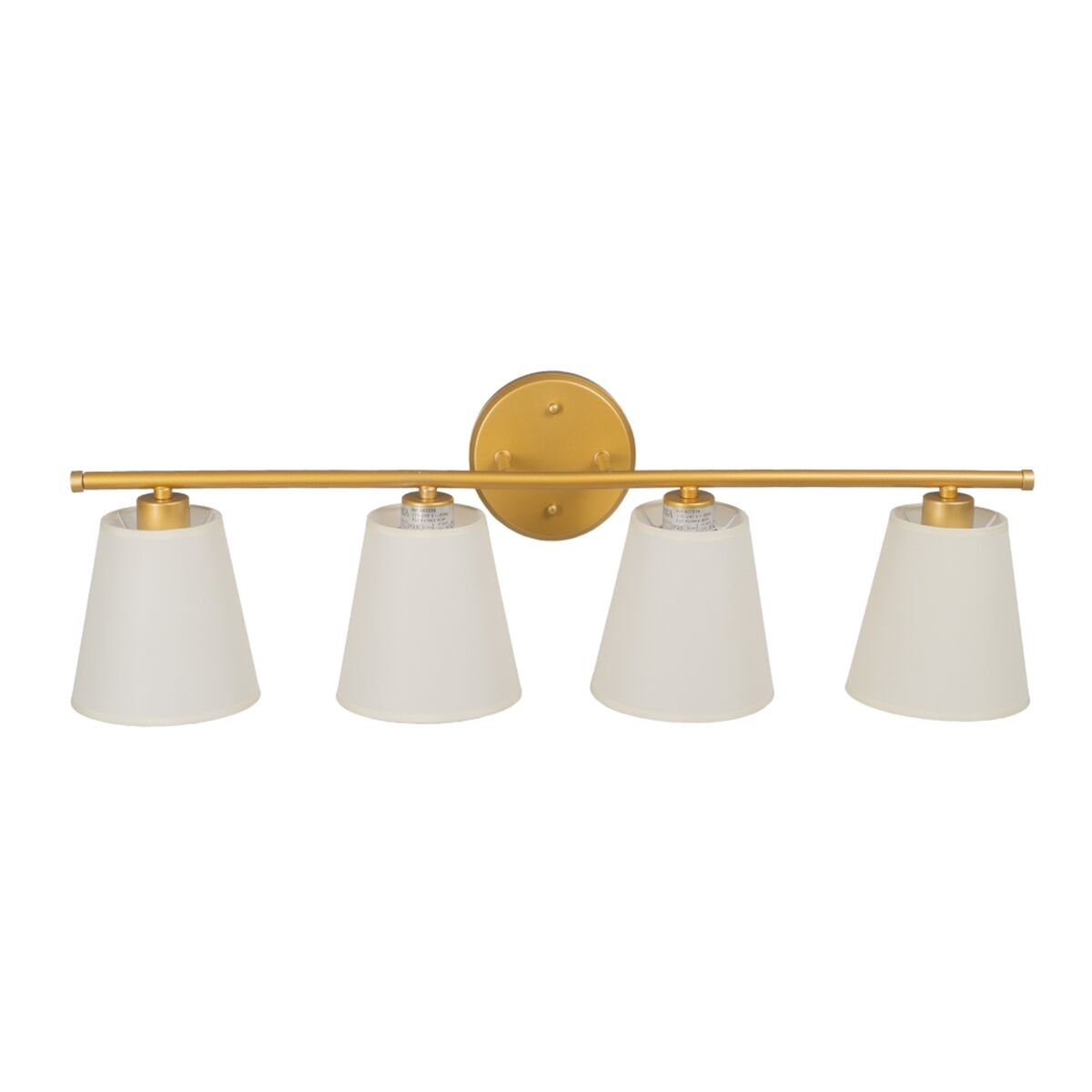 Vägglampa 82 x 20 x 25 cm Gyllene Metall Modern - 6