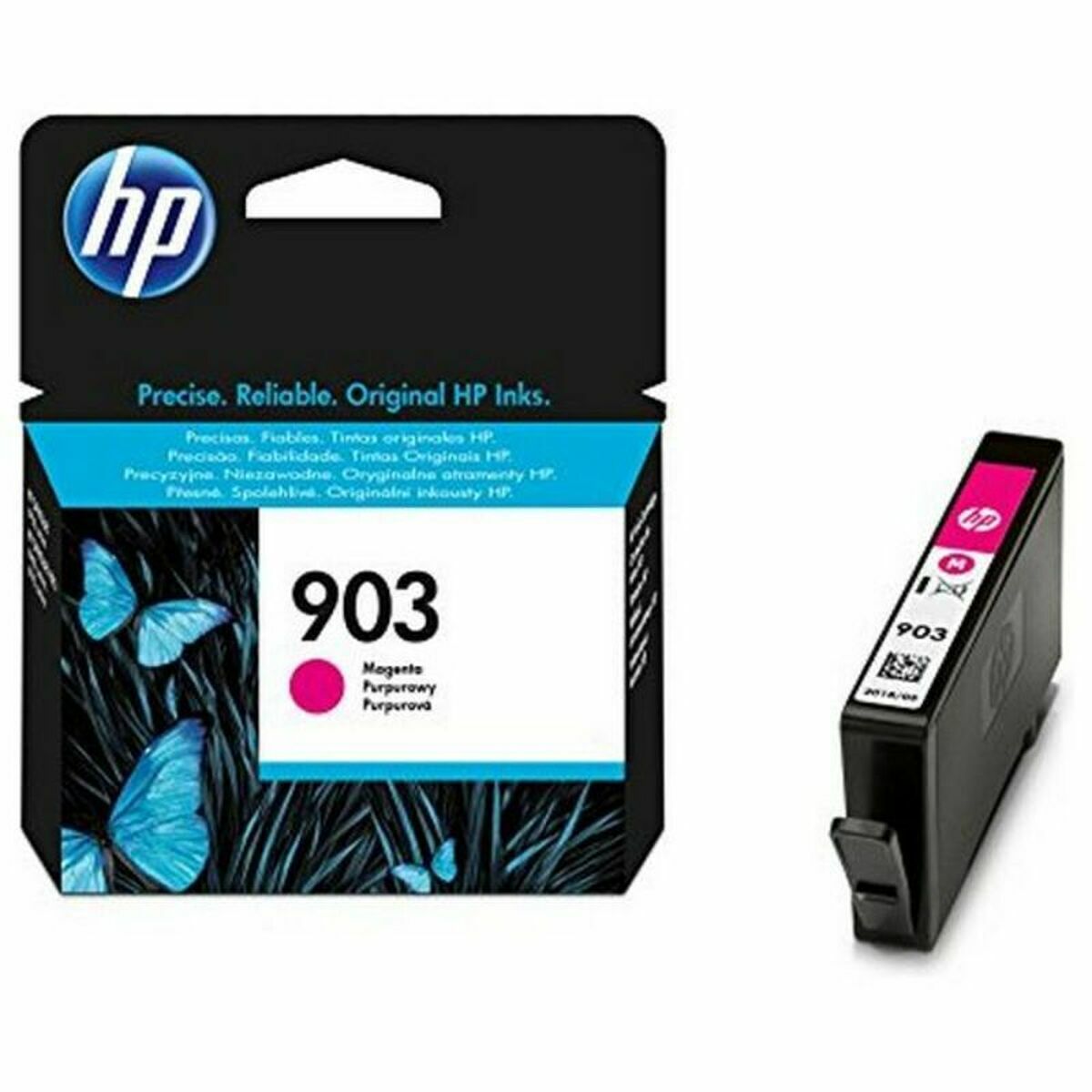 Original Bläckpatron HP T6L91AE Magenta Röd - 3
