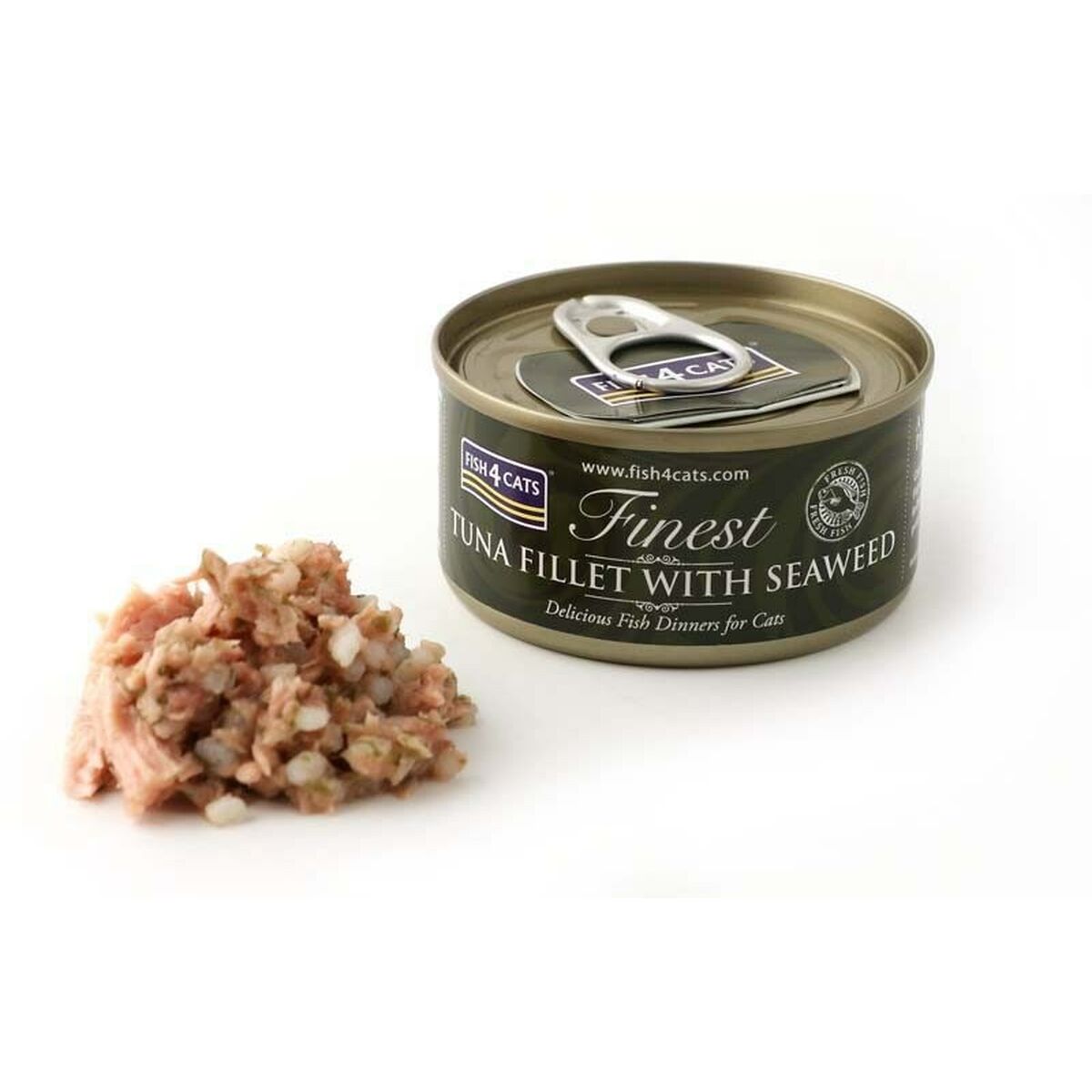 Kattmat FISH4DOGS FISH4CATS Tuna fillet with seaweed Fisk 70 g - 2