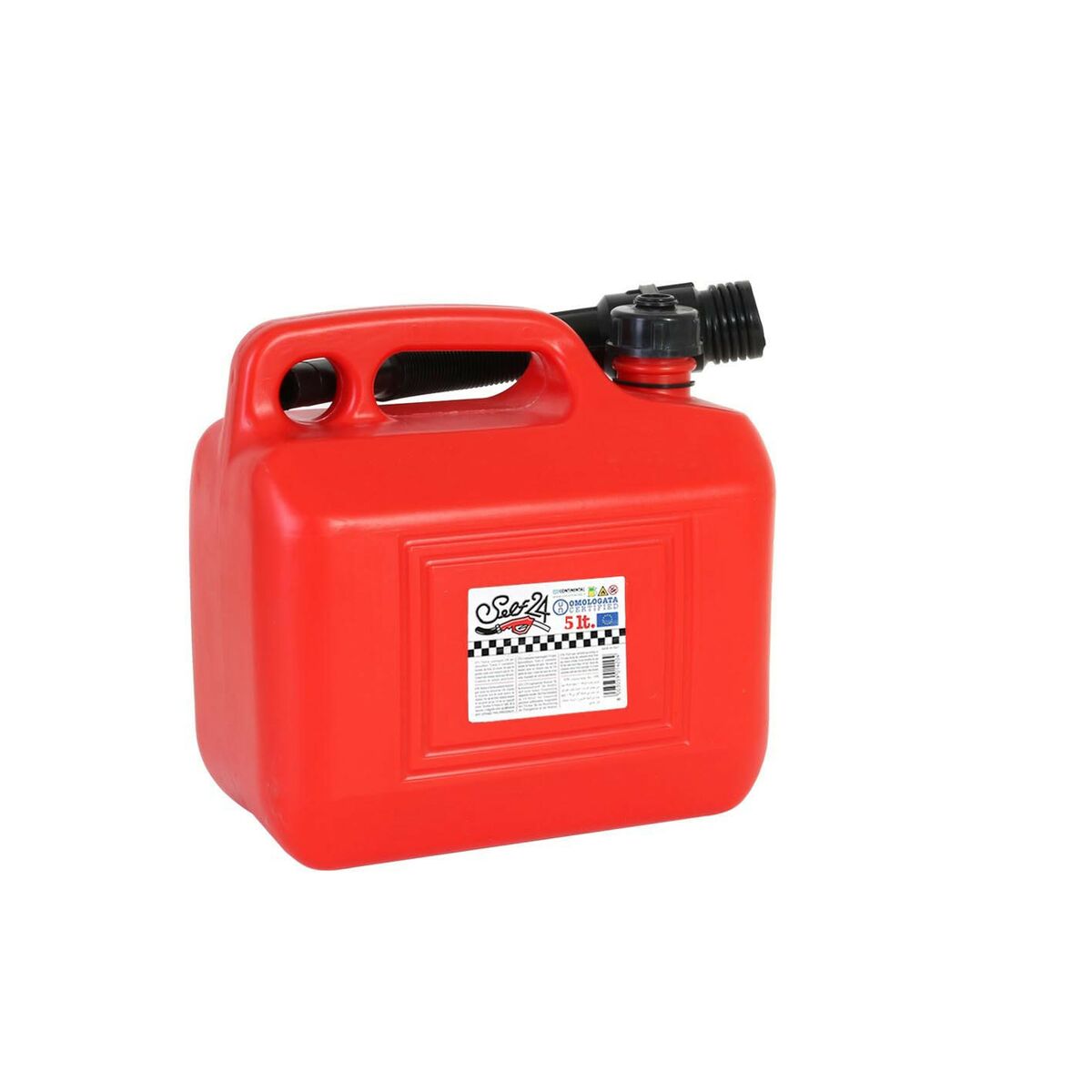 Bränsletank med tratt Continental Self Röd 5 L (4 antal) 5 L - 3