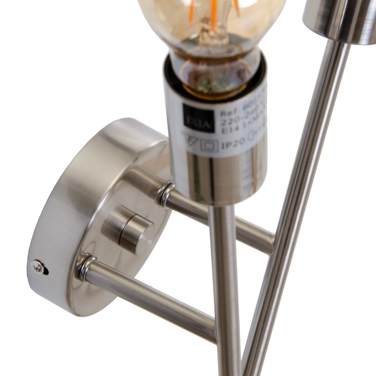 Vägglampa 18 x 10 x 45 cm Metall Silver - 3