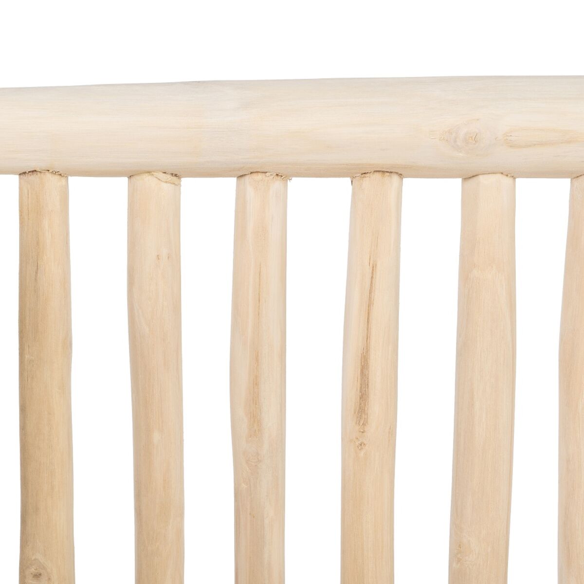 2-mans soffa AKAR 131 x 80 x 77,5 cm Naturell teakträ - 7