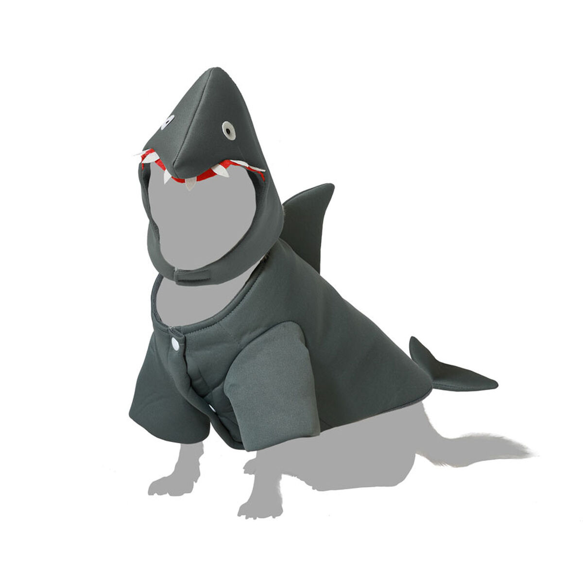 Hundkostym Storlek M Haj - 3