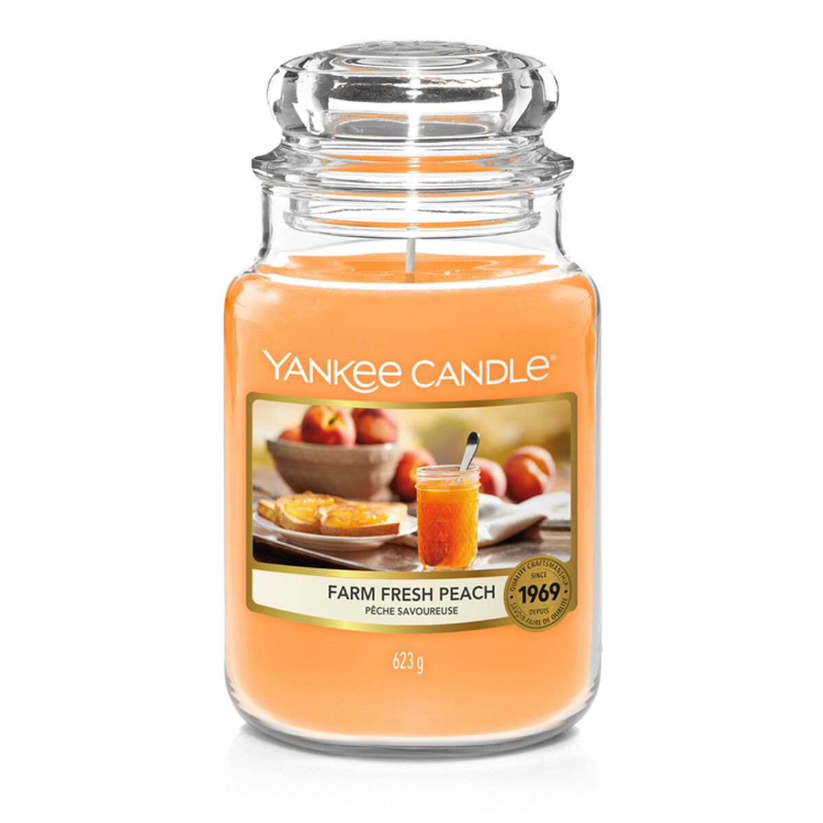 Doftljus Yankee Candle Farm Fresh Peach 623 g
