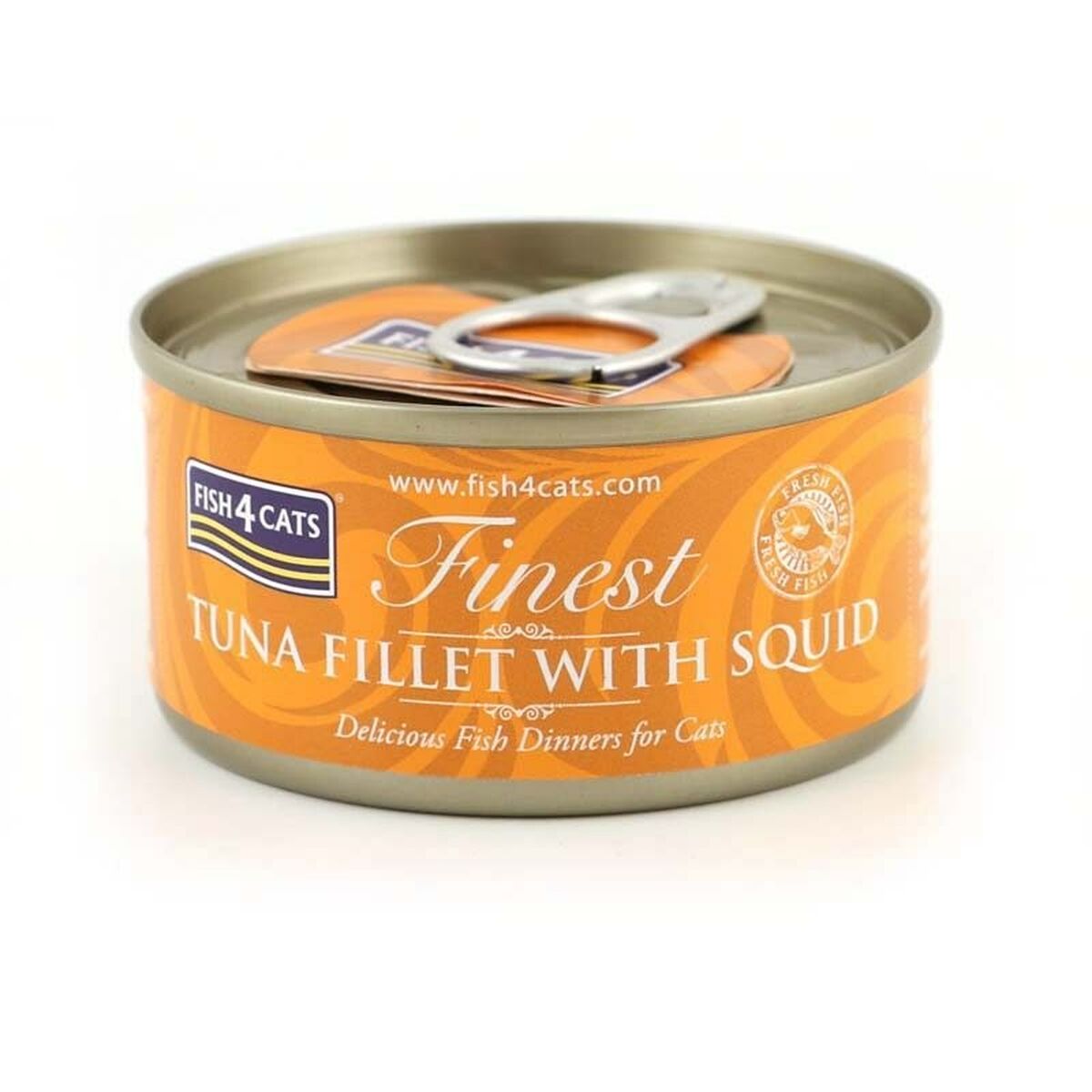 Kattmat FISH4DOGS FISH4CATS Tuna fillet with squid Fisk 70 g