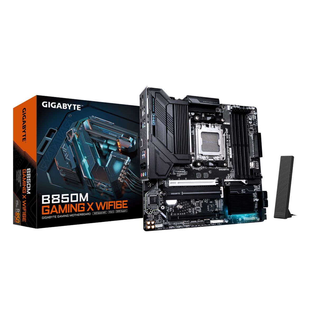 Moderkort Gigabyte B850M GAMING X WF6E Intel Wi-Fi 6 AMD AM5