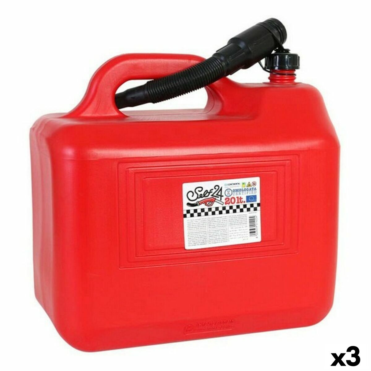 Bränsletank med tratt Self Continental Self 20 L (3 antal) - 4