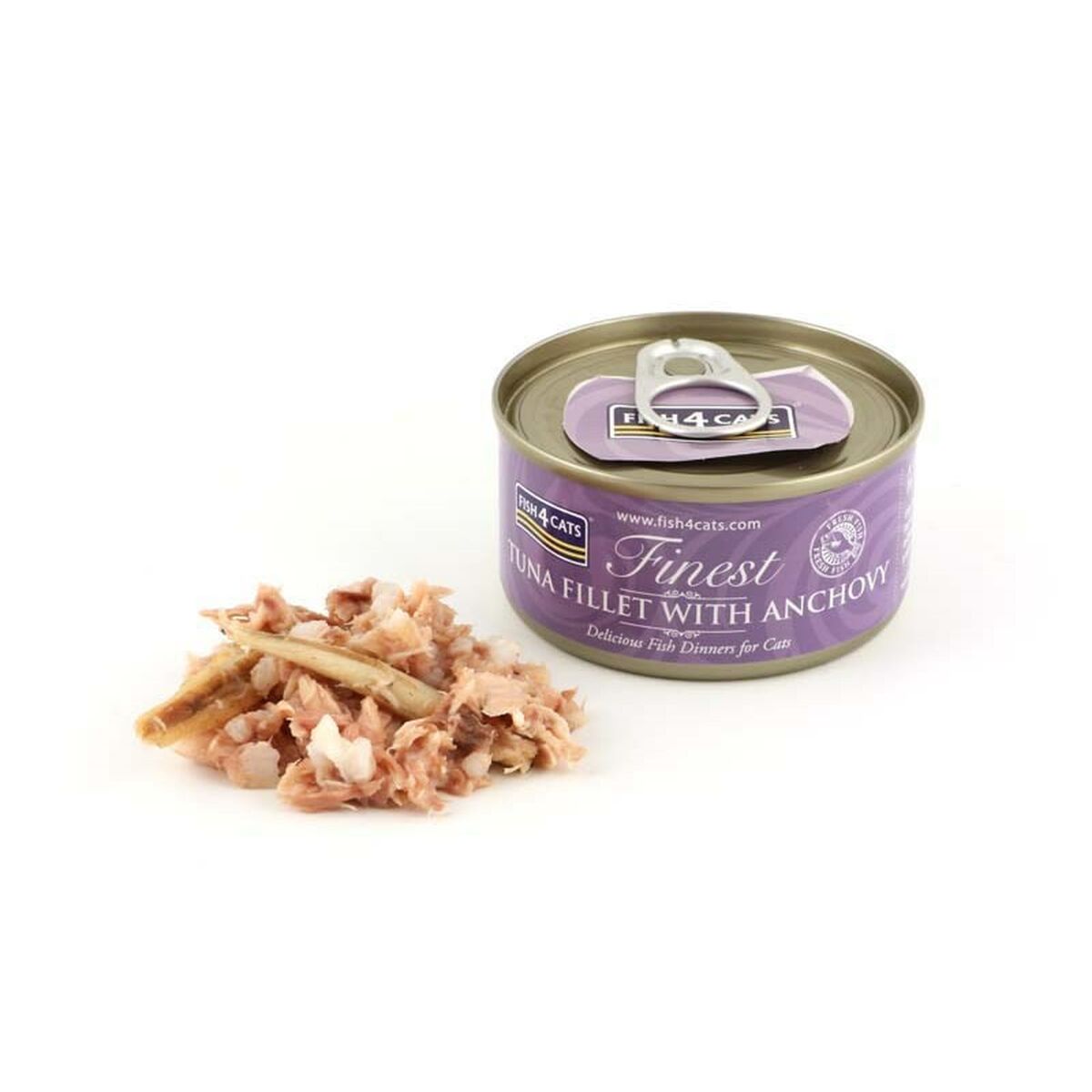 Kattmat FISH4DOGS FISH4CATS Tuna fillet with anchovy Fisk 70 g - 2
