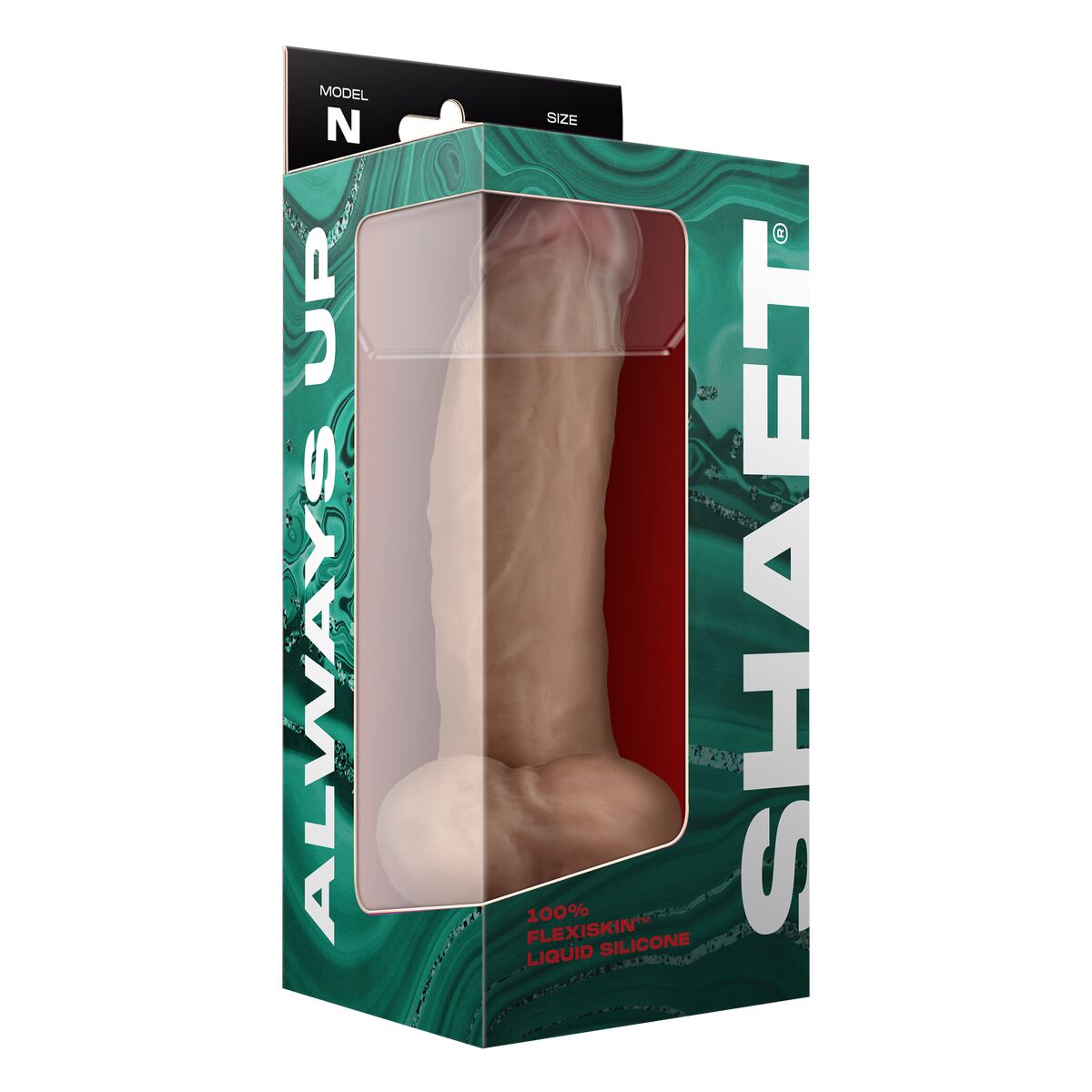 Realistisk dildo Shaft Silikon Ø 5 cm (17,3 cm) - 3