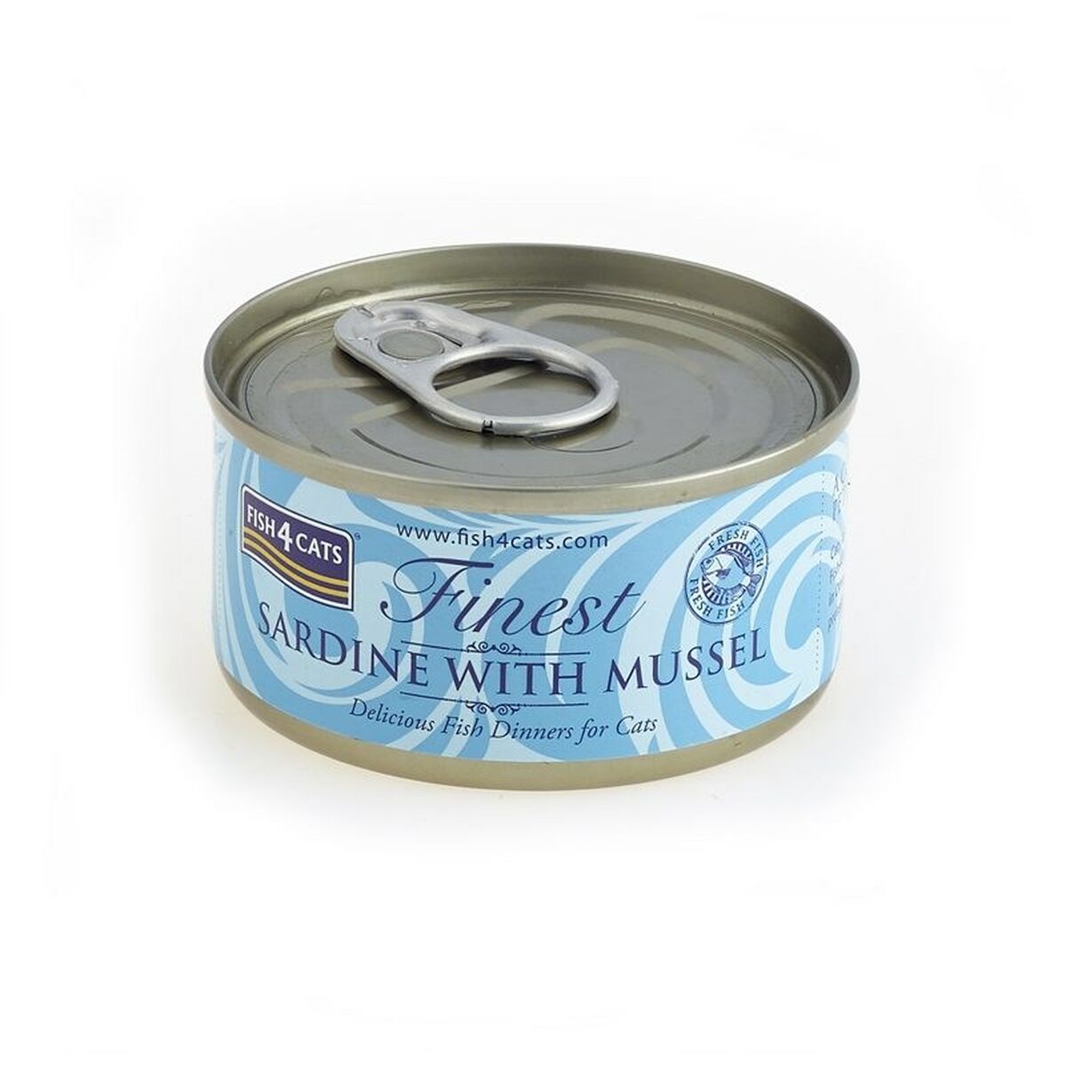 Kattmat FISH4DOGS FISH4CATS Sardine with mussel Fisk 70 g