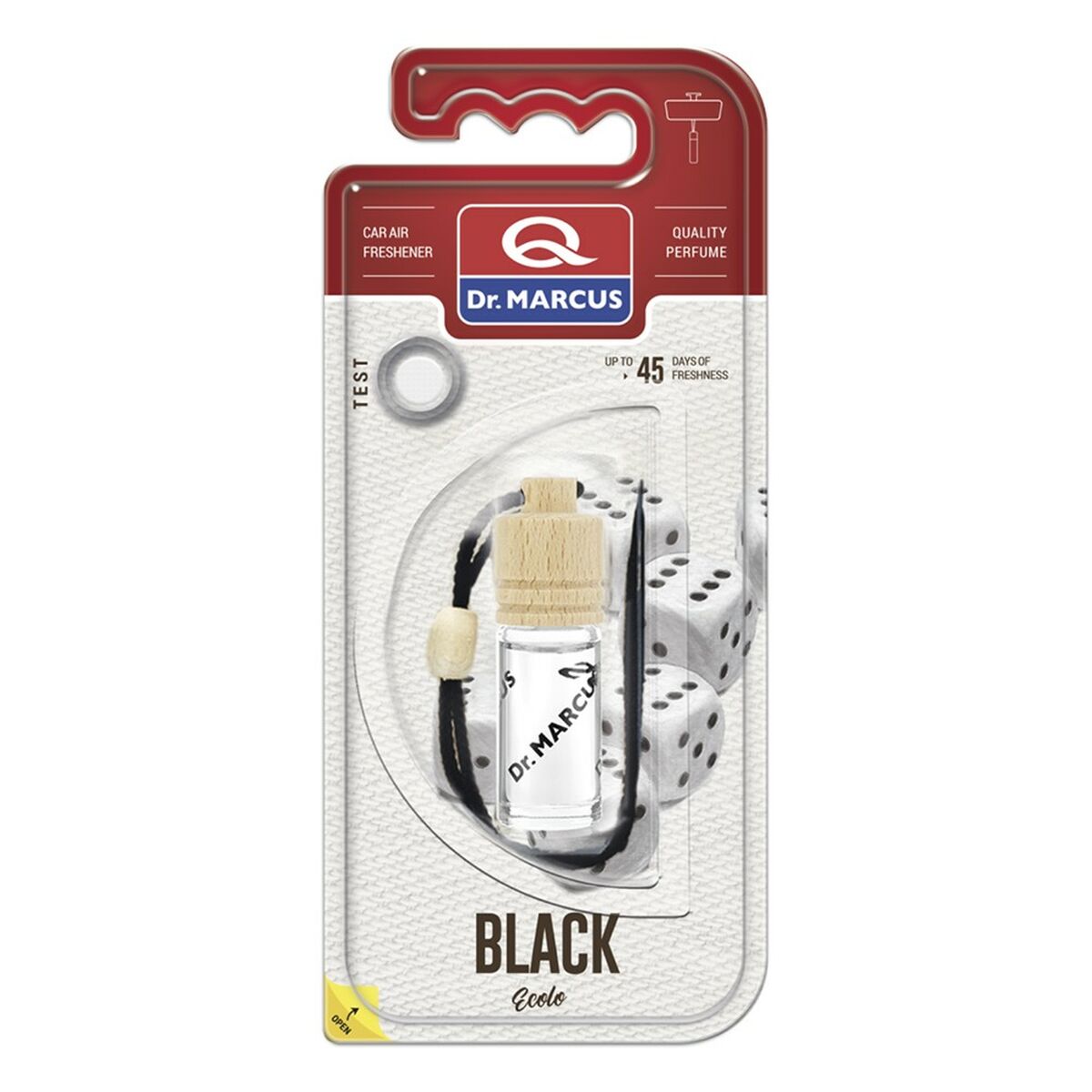 Billuftfreser Dr Marcus Ecolo black 4,5 ml Trä Glas Doft Hängen 4 Delar - 3