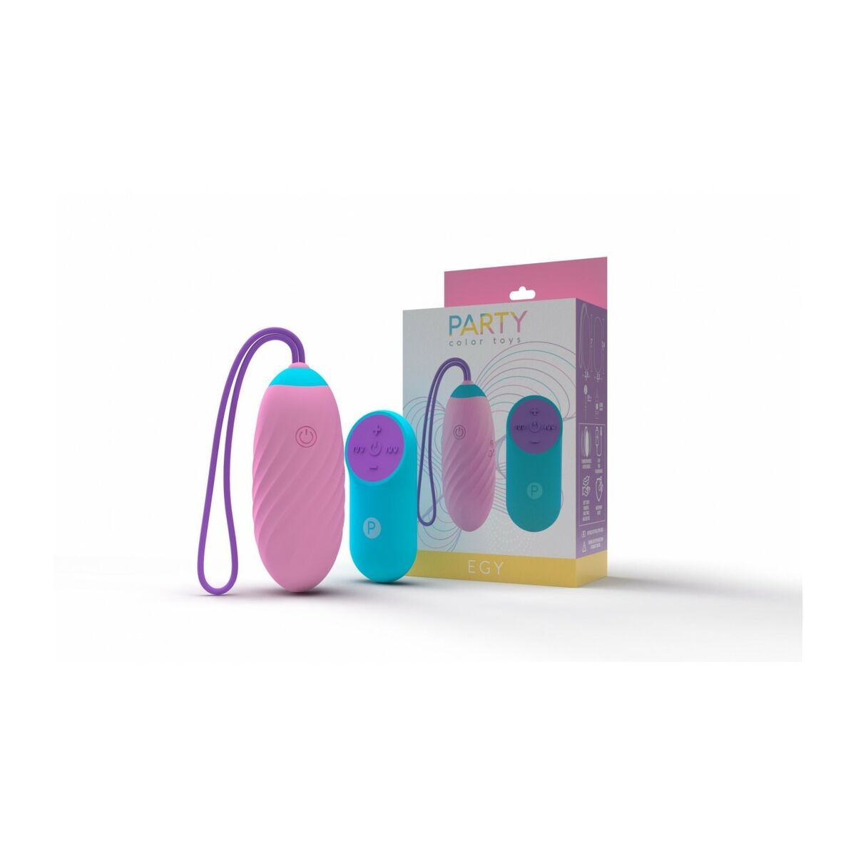 Patronvibrator Party Color Toys Rosa - 3