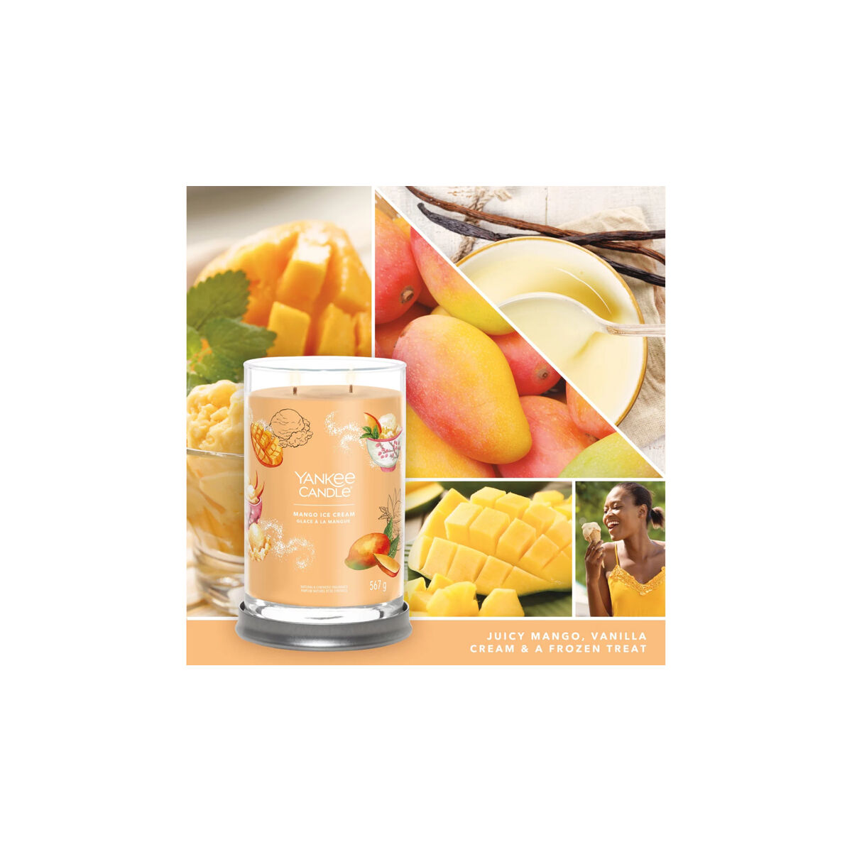 Doftljus Yankee Candle Mango Ice Cream 567 g - 5