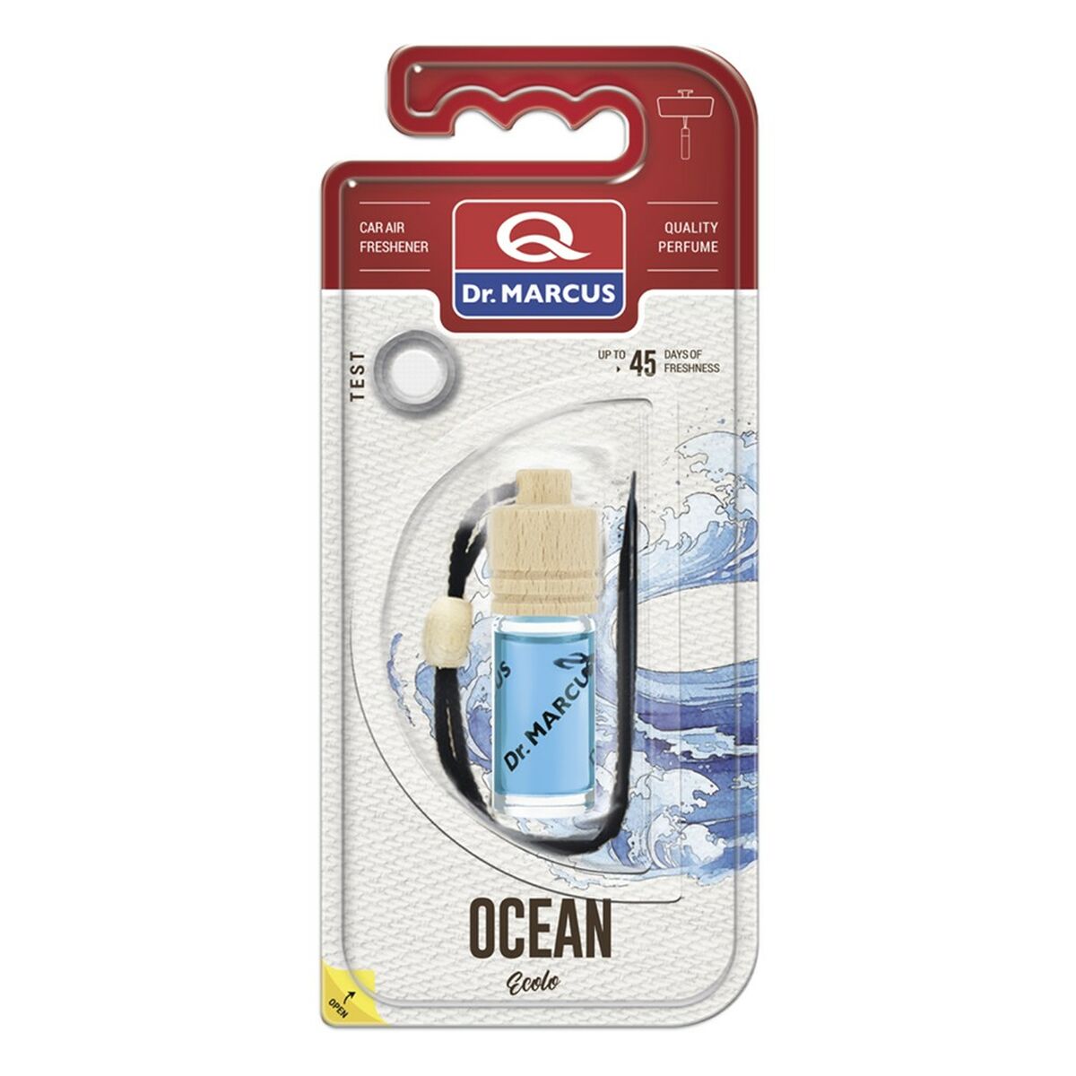 Billuftfreser Dr Marcus Ecolo Ocean 4,5 ml Trä Glas Doft Hängen 4 Delar - 3