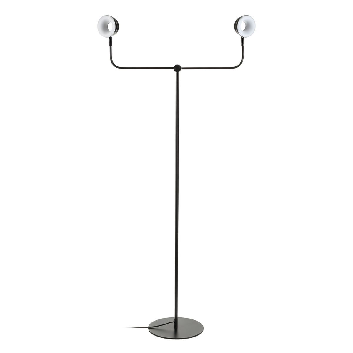 Golvlampa 70 x 70 x 154 cm Svart Stål