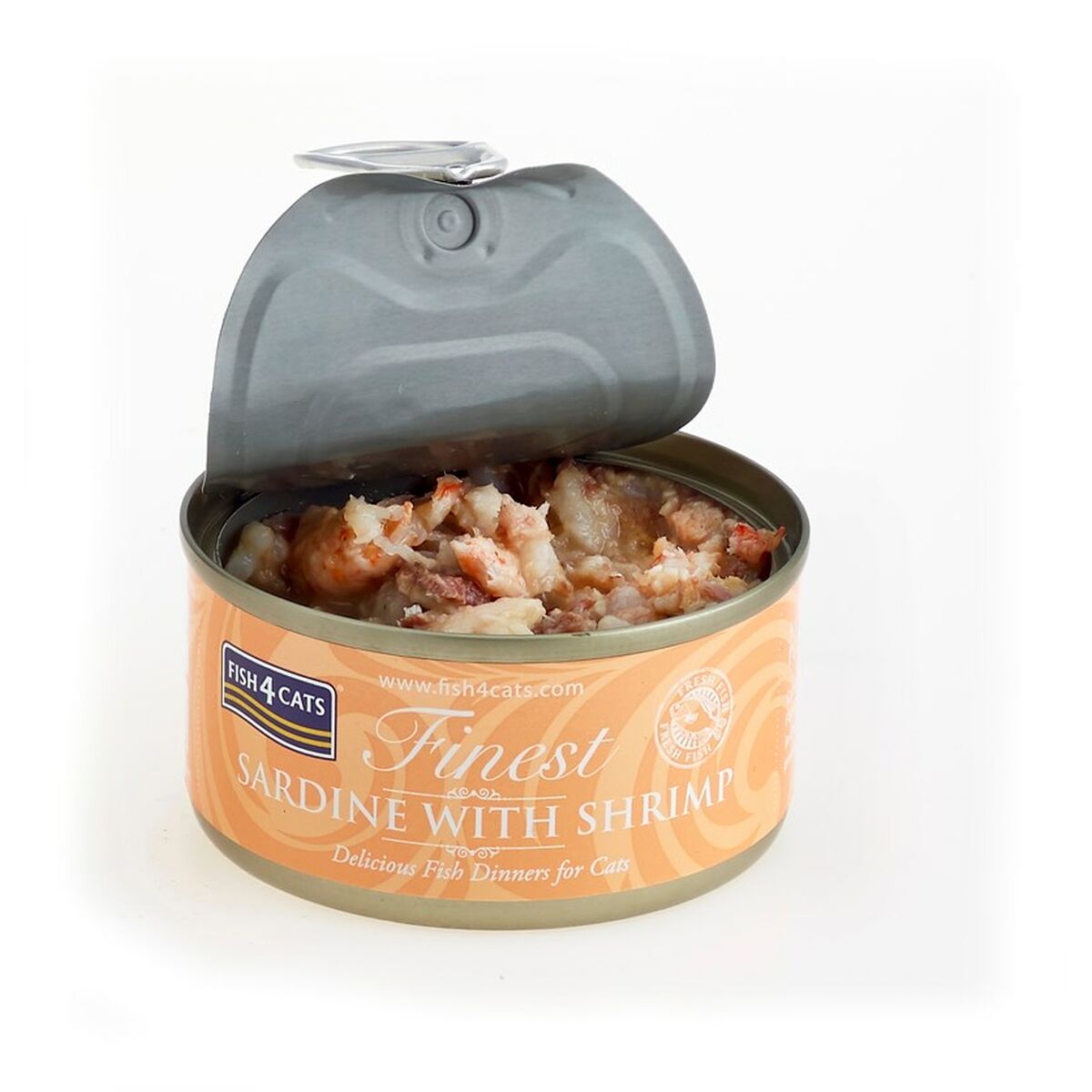 Kattmat FISH4DOGS FISH4CATS Sardine with shrimp Fisk 70 g - 3